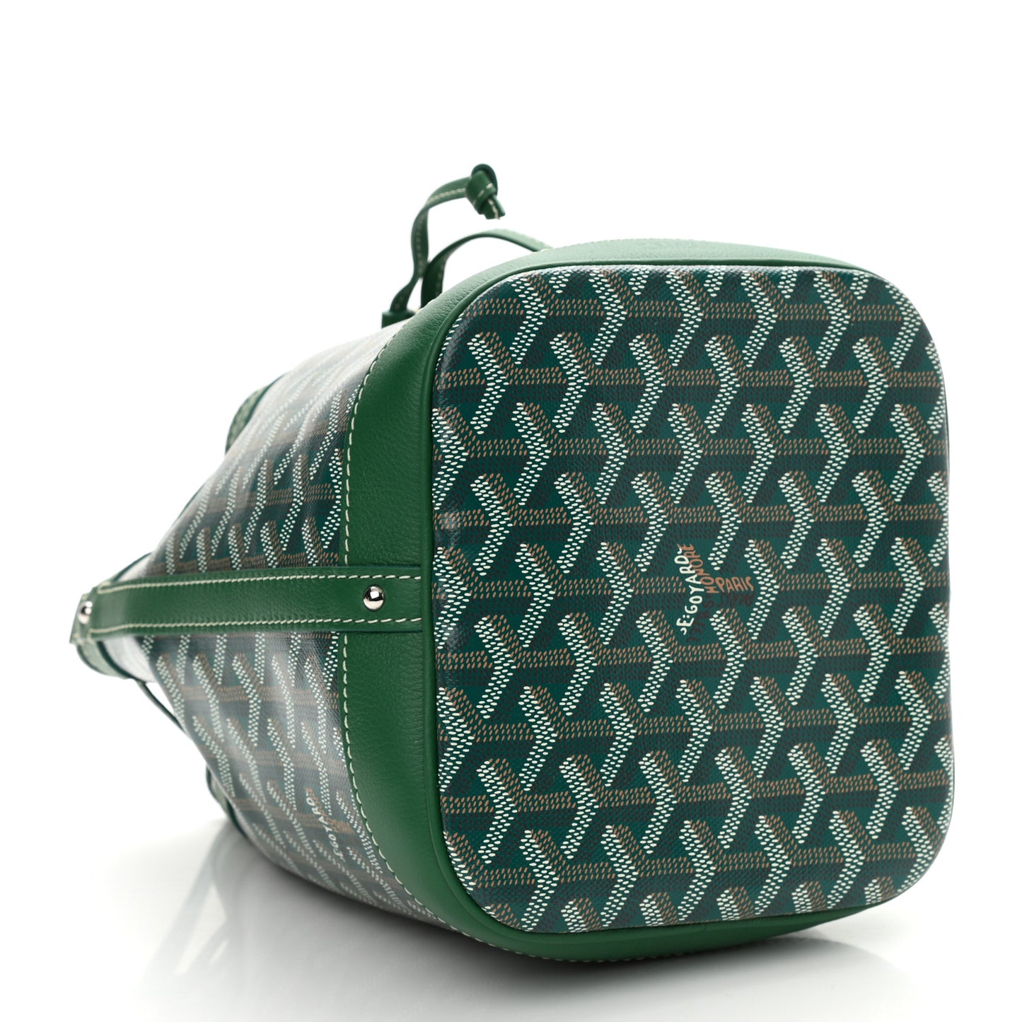 Goyardine Petit Flot Bucket Bag PM Green