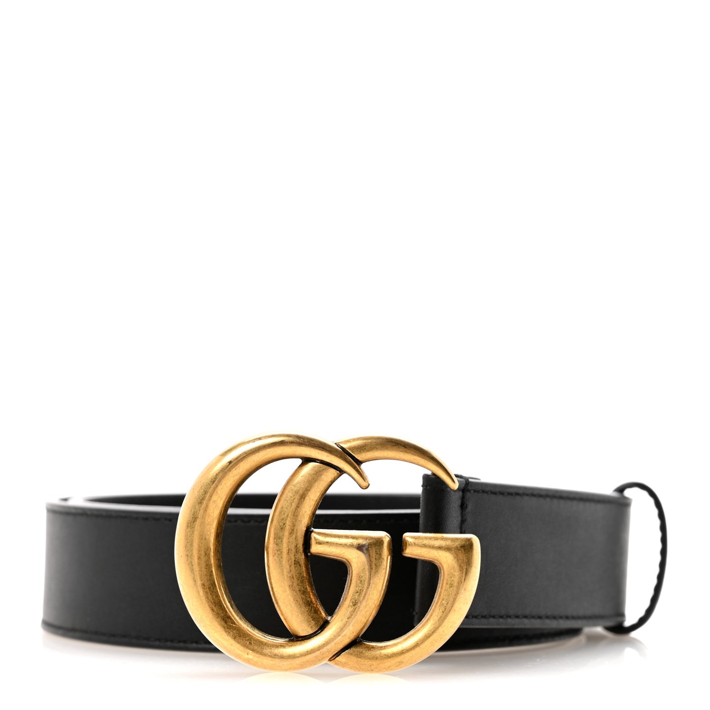 Calfskin Double G 30mm Belt 80 32 Black