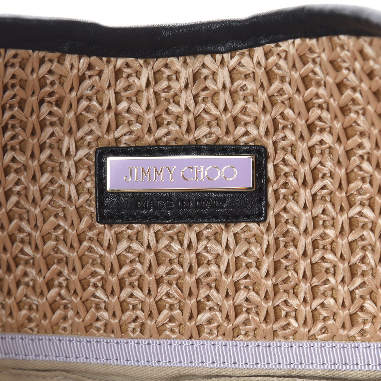 Jimmy Choo Woven Raffia Bali Hobo Taupe 5 of 8