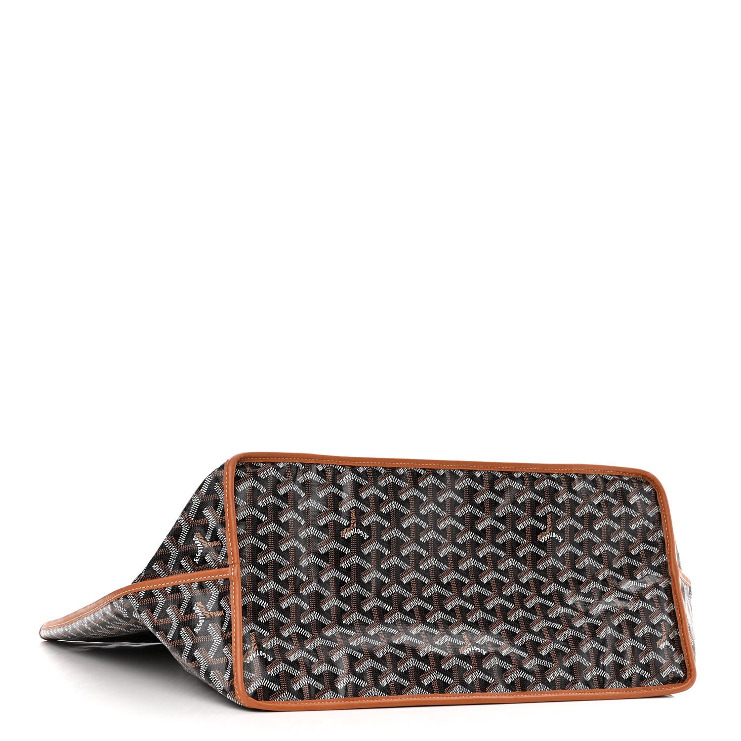Goyard Goyardine Reversible Anjou GM Black Gold 5 of 11