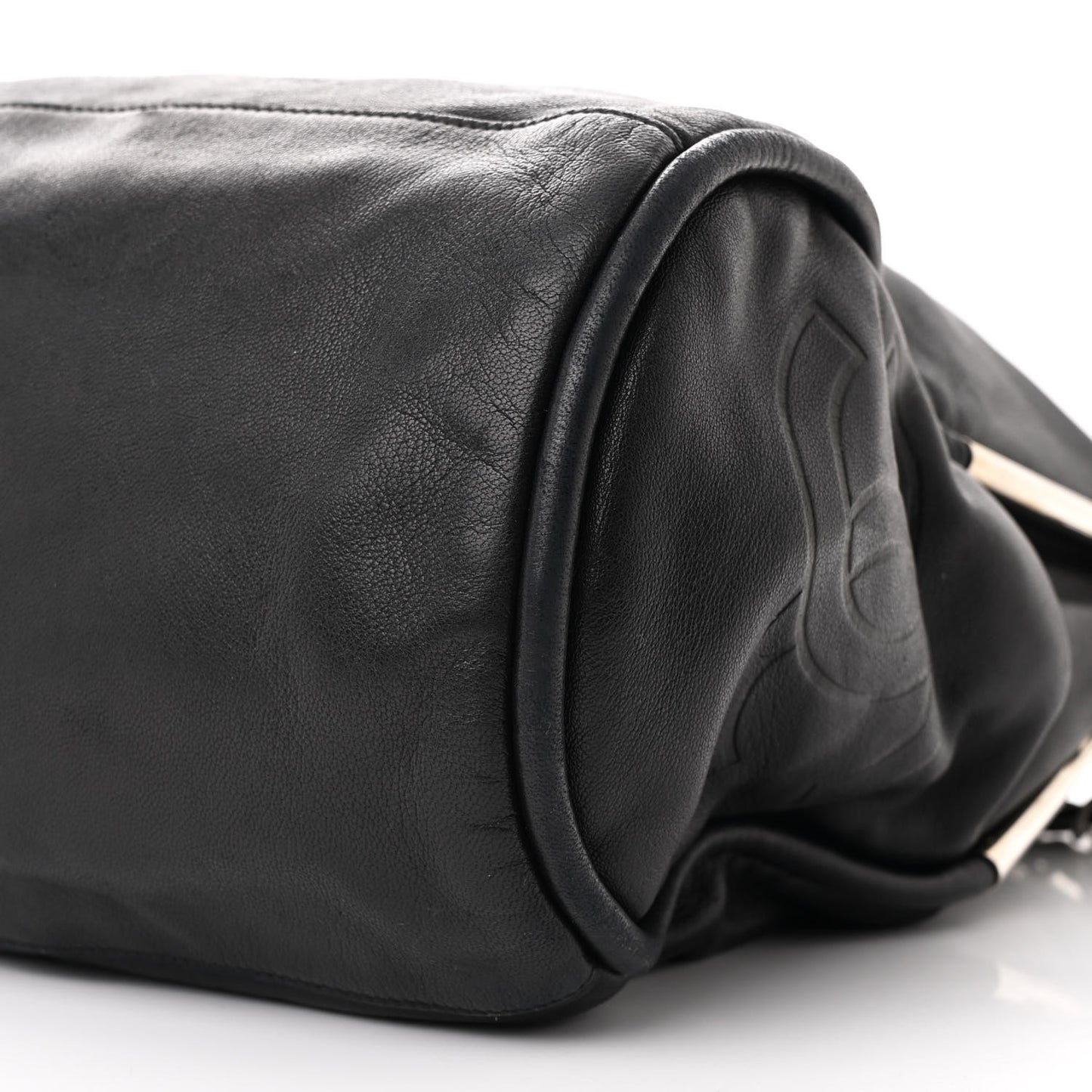 Lambskin Large Ultimate Soft Tote Black