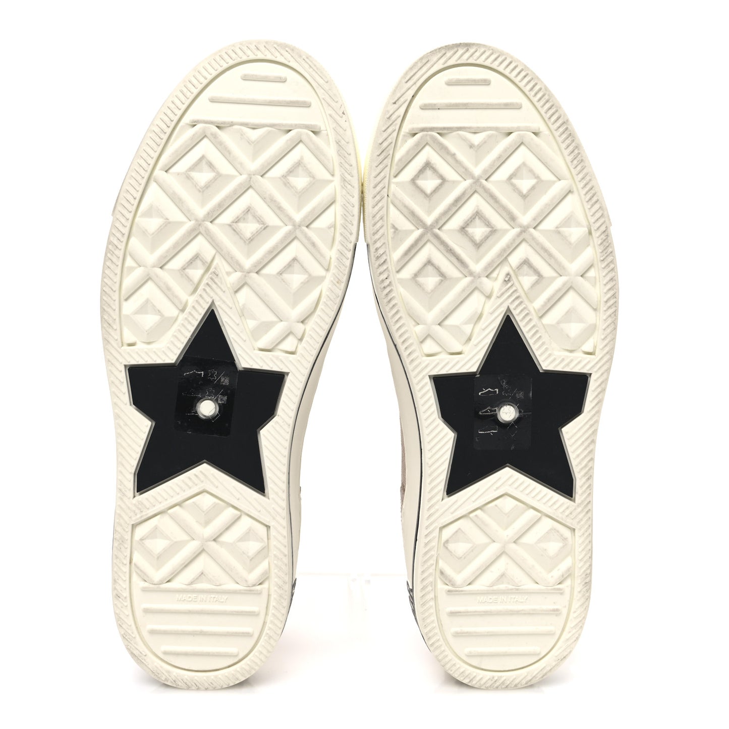 Technical Knit Womens Walk'n Dior High Top Sneakers 37.5 Nude