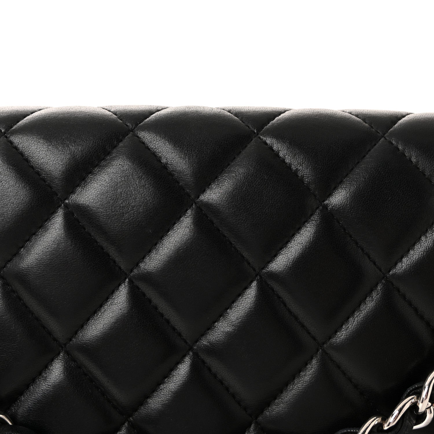 Chanel Lambskin Quilted Maxi Single Flap Black 8 of 10