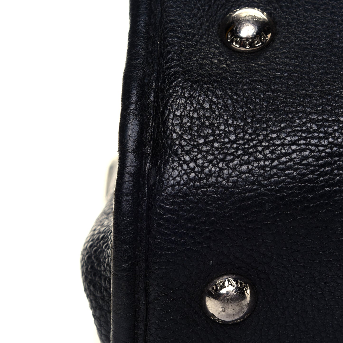 Vitello Daino Top Handle Tote Black