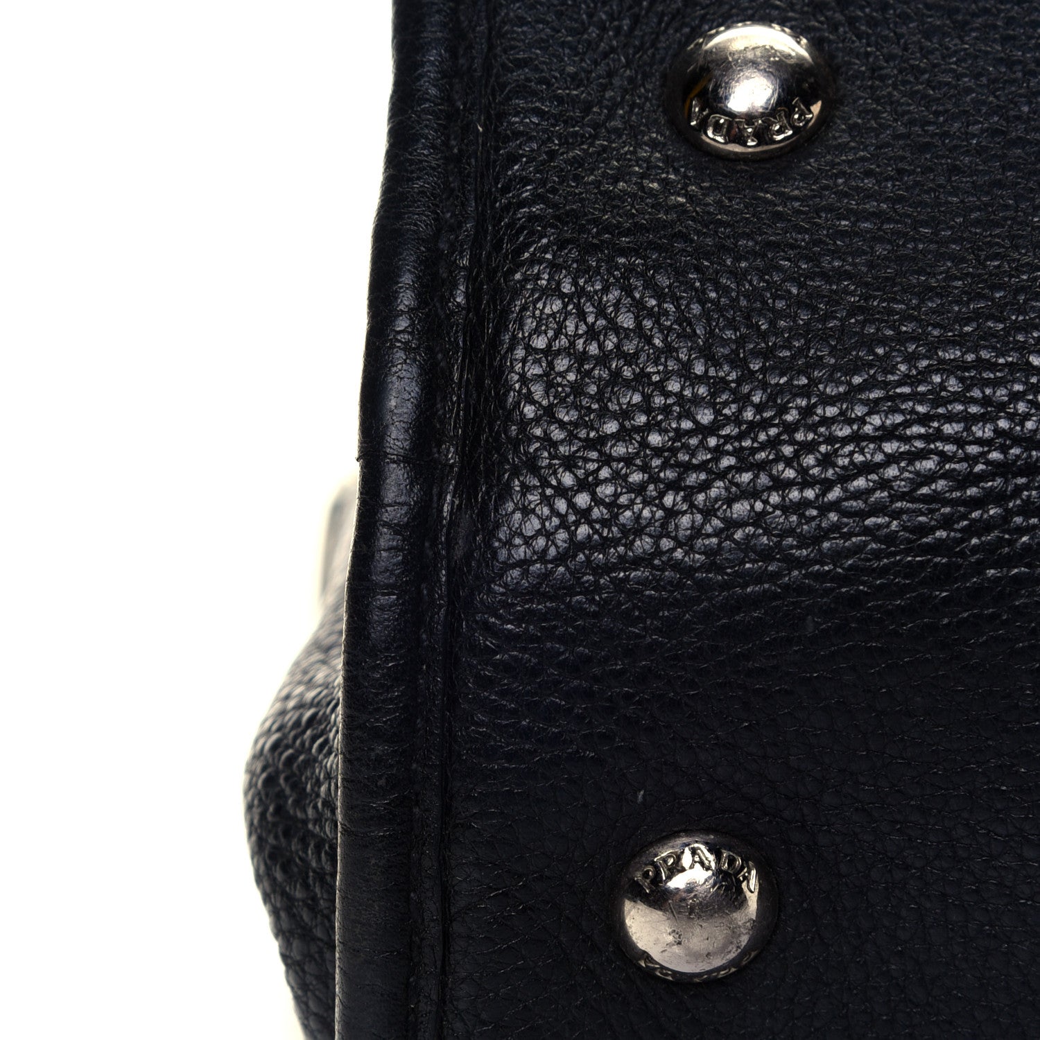 Prada Vitello Daino Top Handle Tote Black 28 of 39
