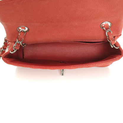 Chanel Caviar Quilted Mini Rectangular Flap Coral 5 of 12