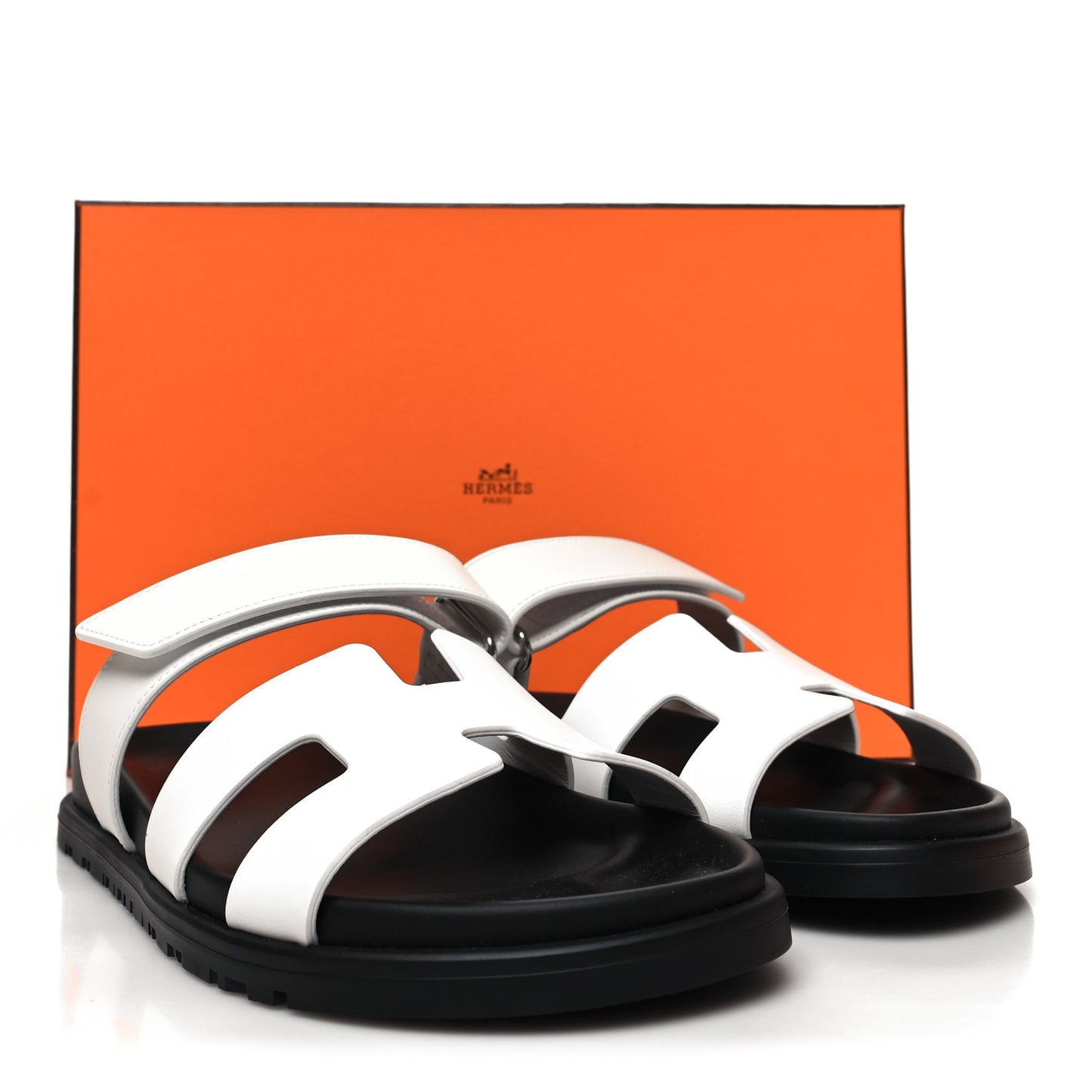 Calfskin Womens Chypre Sandals 37.5 White