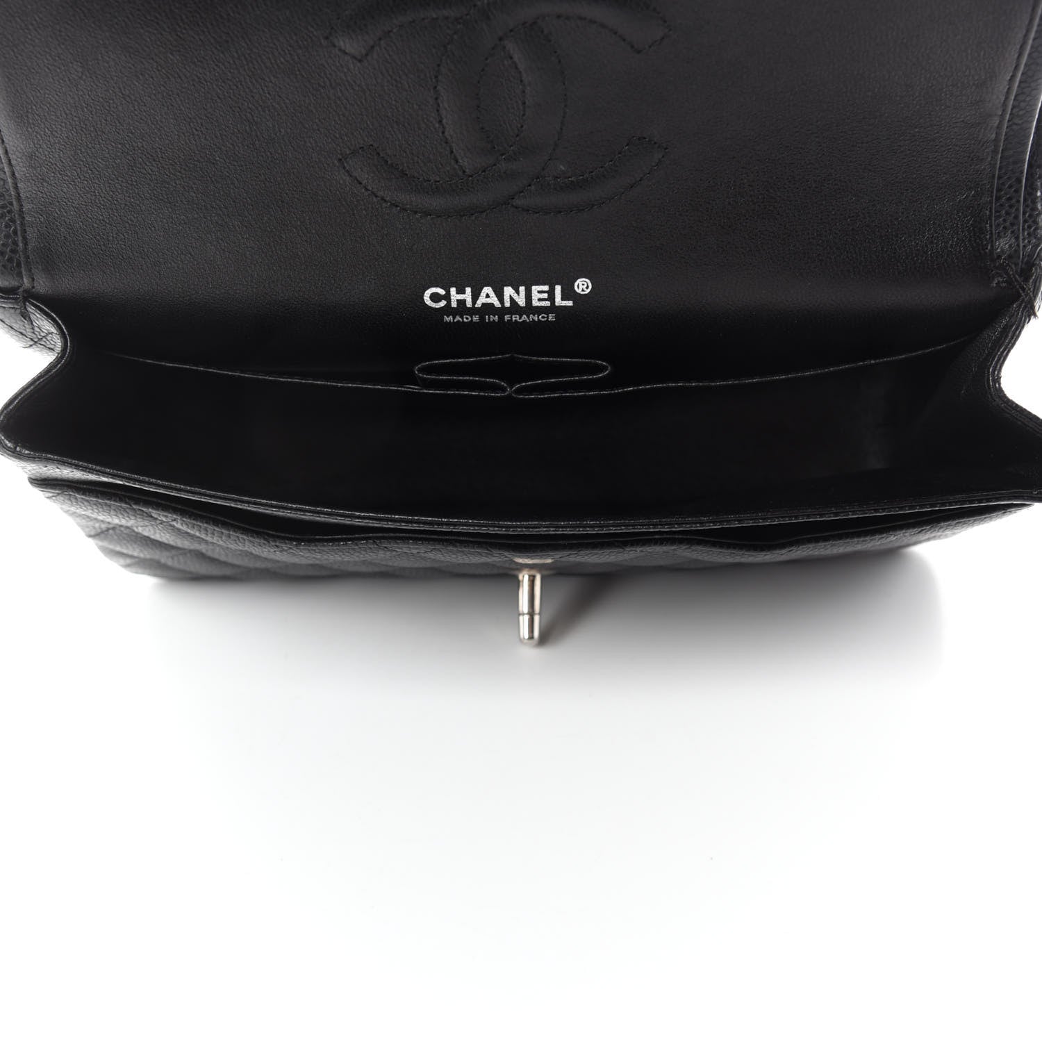 Chanel Caviar Quilted Medium Double Flap Black 5 of 12