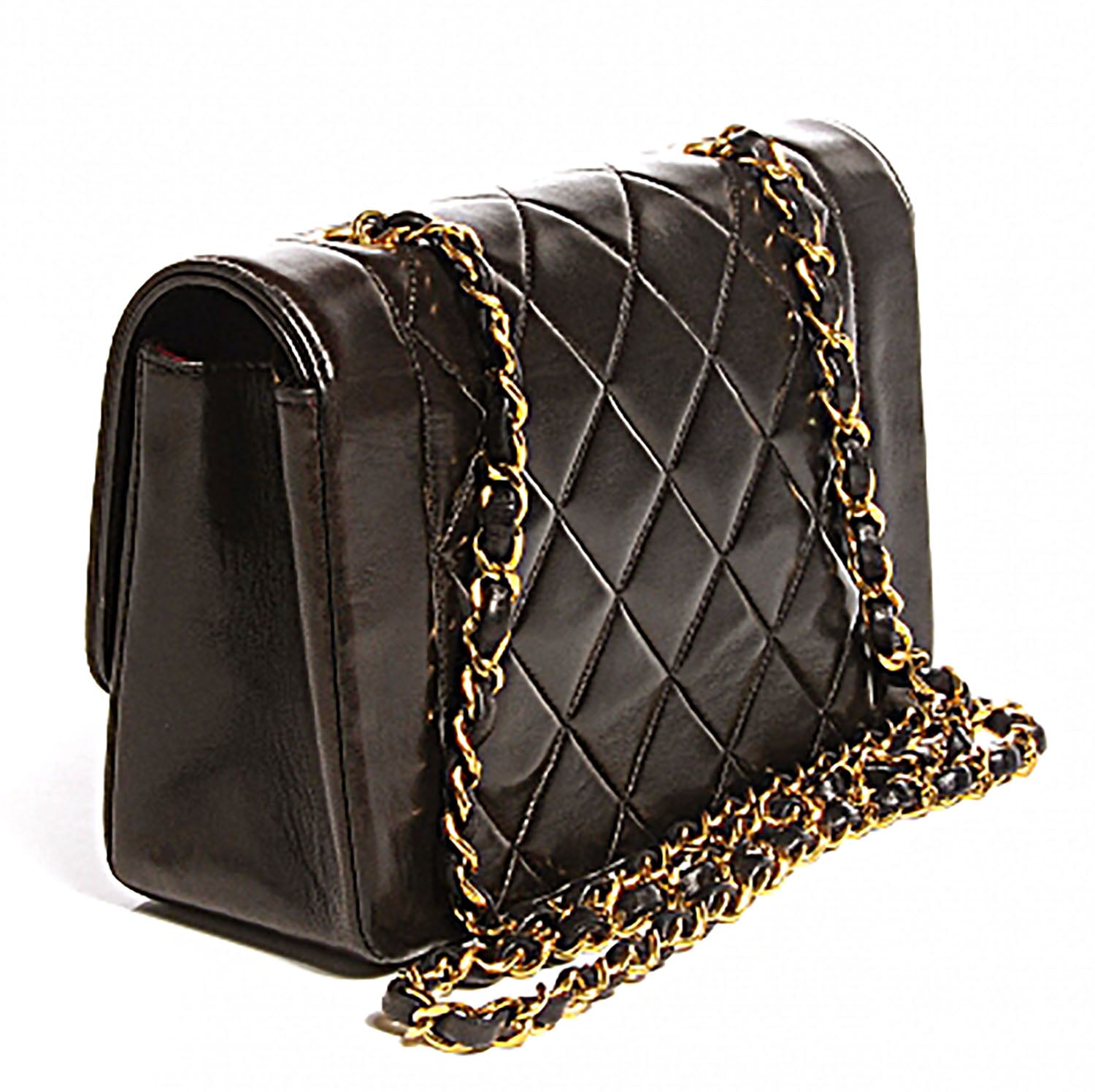 Chanel Lambskin Quilted Small Flap Brown 3 of 7