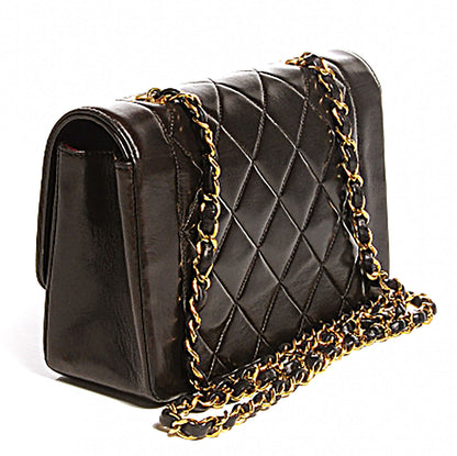 Chanel Lambskin Quilted Small Flap Brown 3 of 7