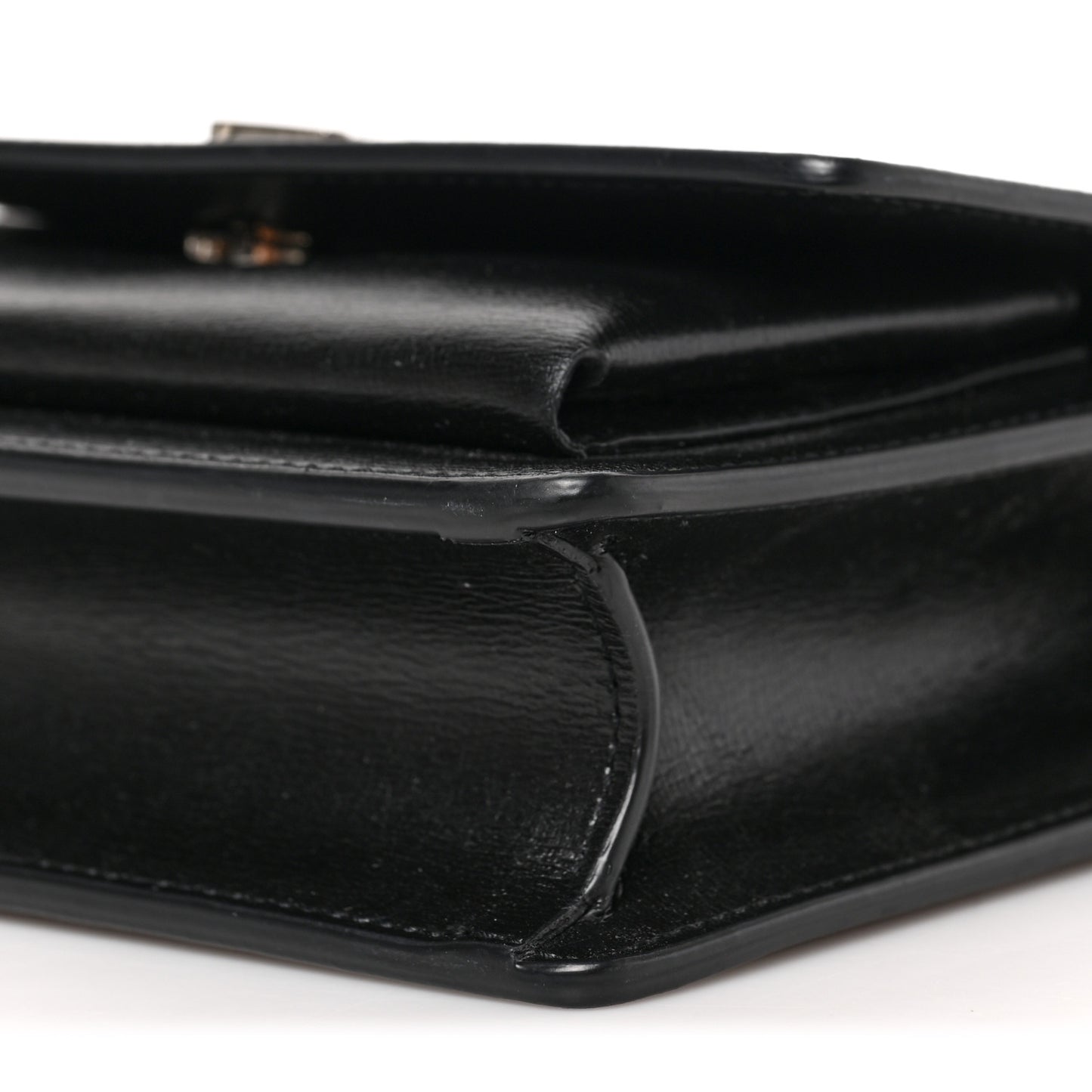 Calfskin Monogram Sunset Chain Wallet Black