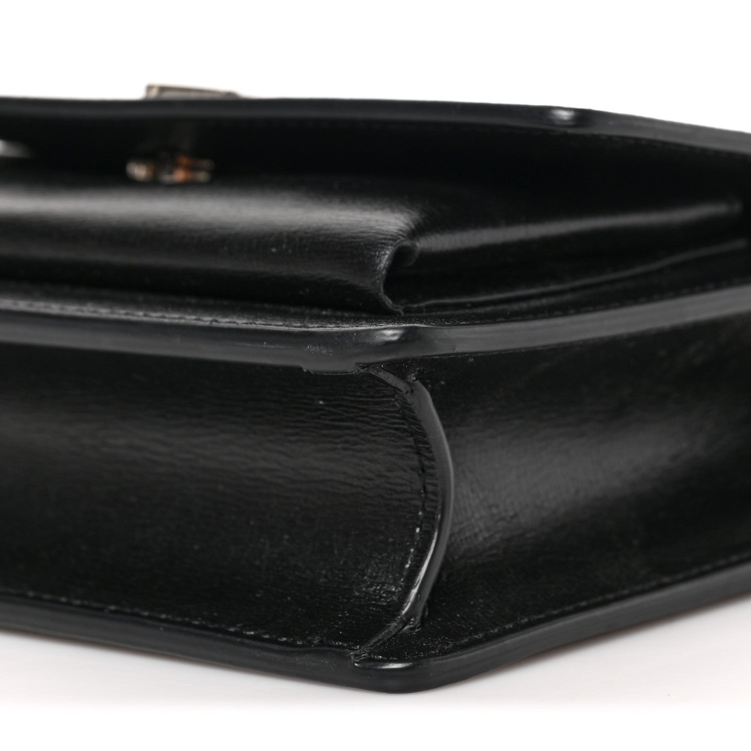 Saint Laurent Calfskin Monogram Sunset Chain Wallet Black 8 of 8
