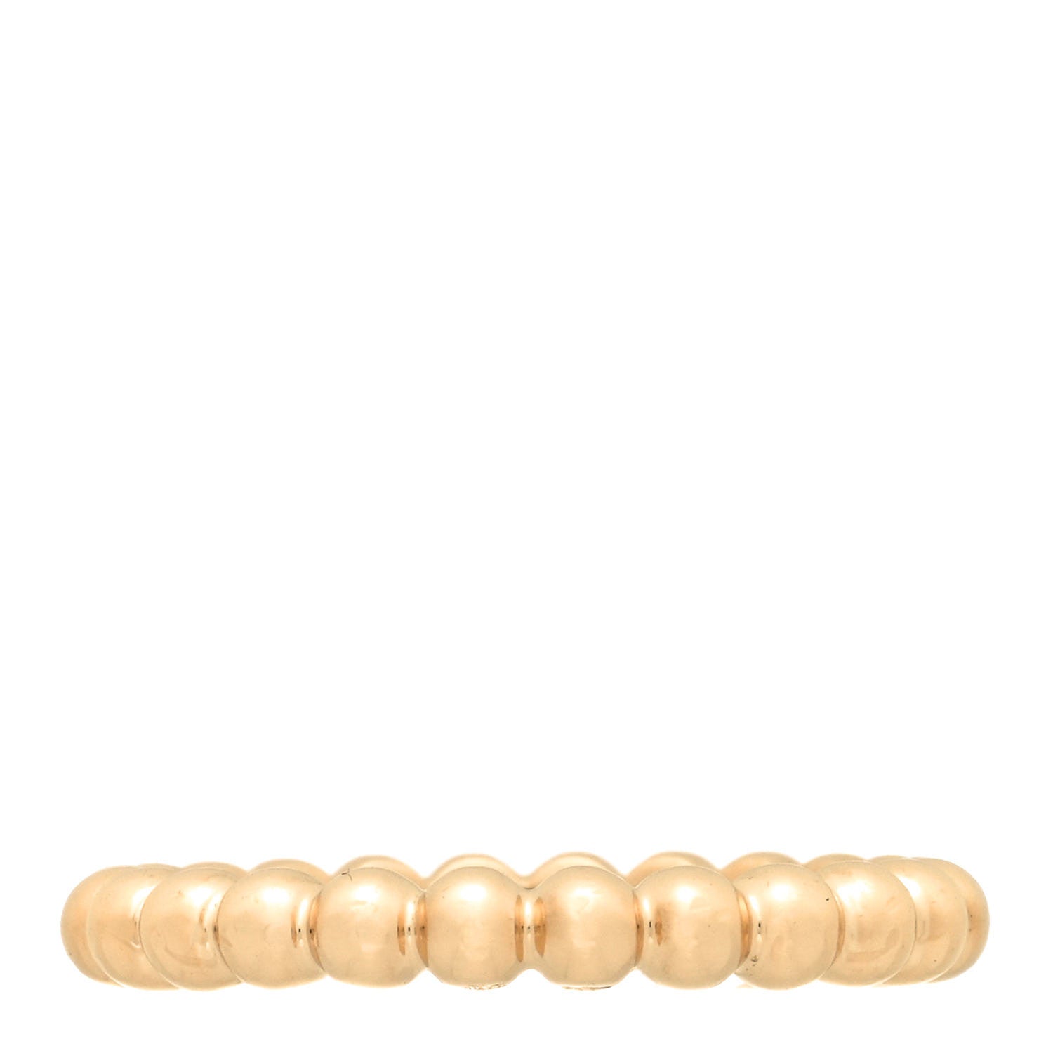 Van Cleef & Arpels 18K Yellow Gold Medium Perlee Ring 52 6 1 of 5