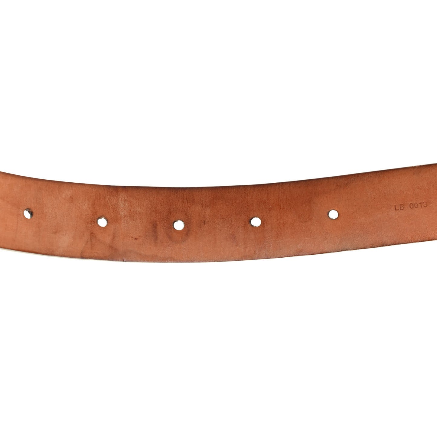 Monogram Ceinture Belt Silver Buckle 100 40