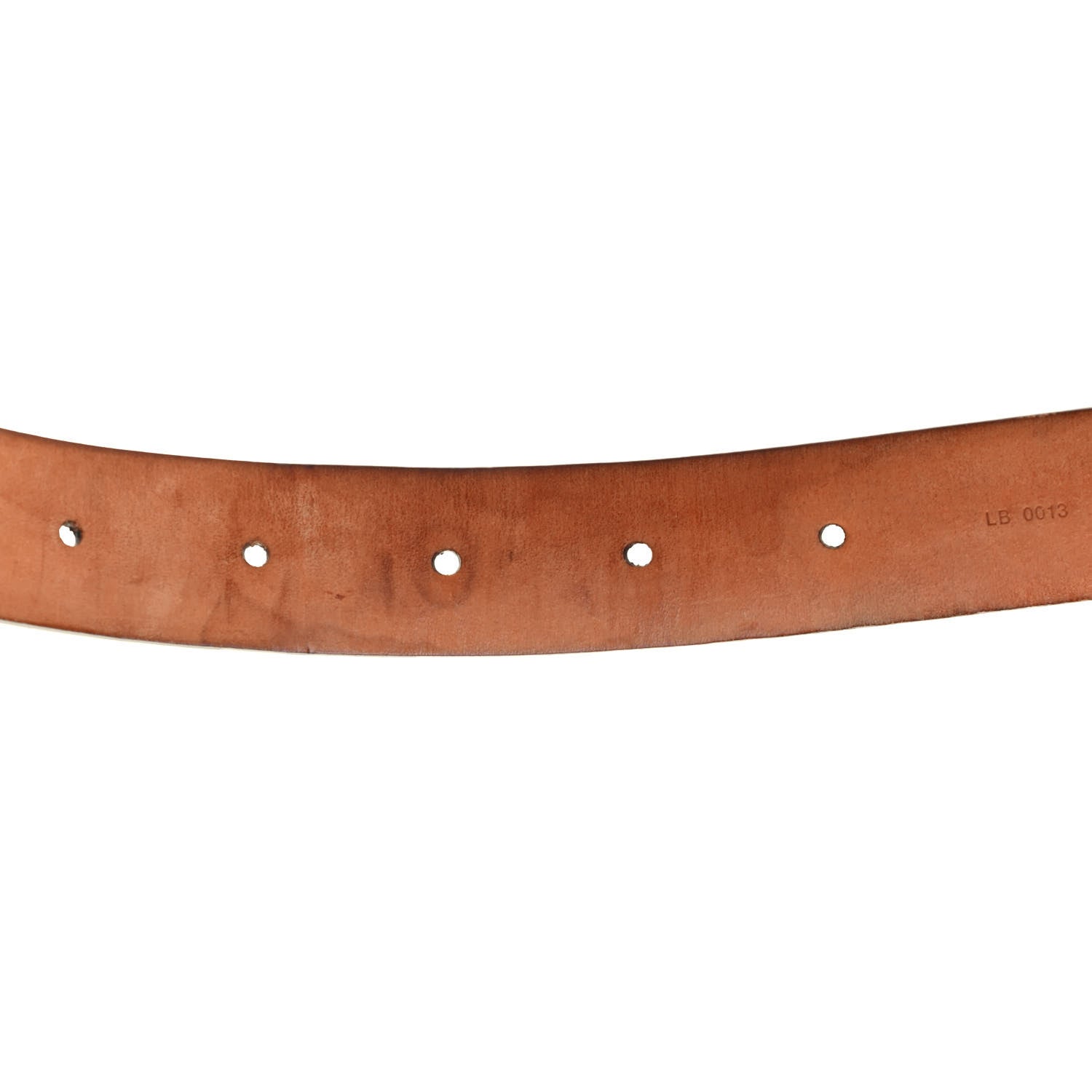 Louis Vuitton Monogram Ceinture Belt Silver Buckle 100 40 5 of 7