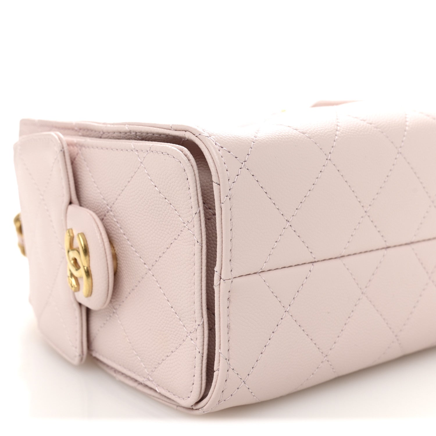 Chanel Caviar Quilted Mini Chanel 25 Handbag Light Pink 9 of 10