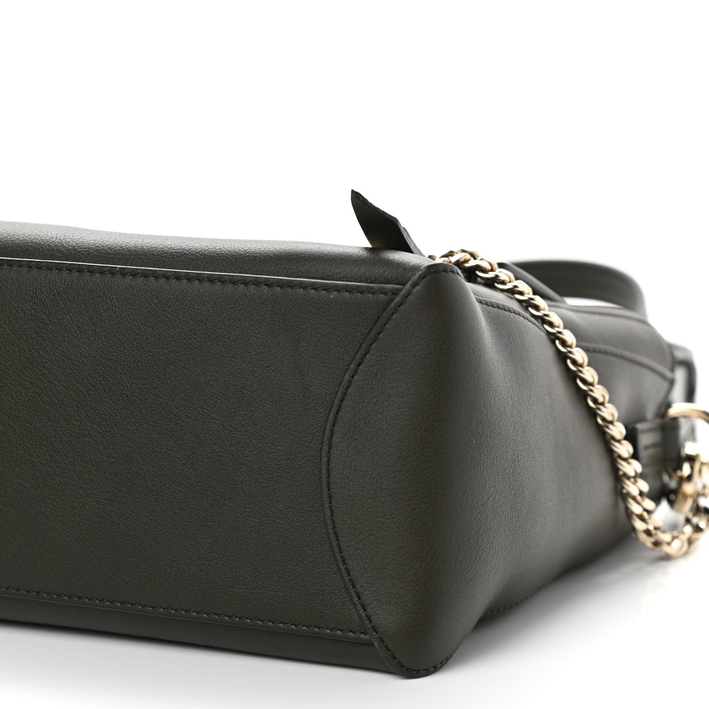 Calfskin Small Faye Day Shoulder Bag Deep Forest