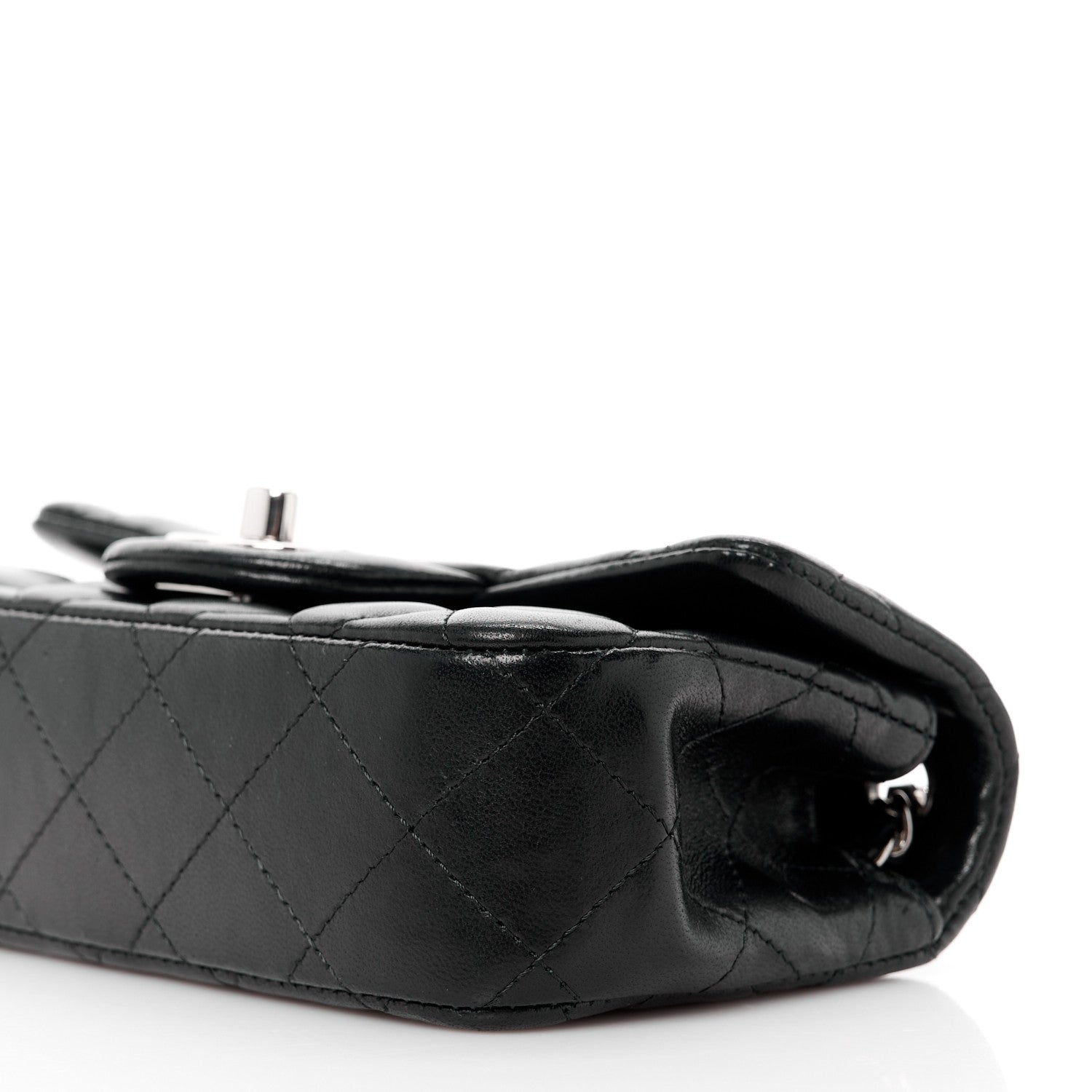 Chanel Lambskin Quilted Extra Mini Flap Black 12 of 13
