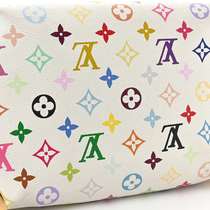 Louis Vuitton Monogram Multicolor Speedy 30 White 16 of 21