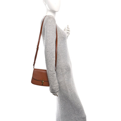 The Row Sleek Calfskin The Sofia 8.75 Crossbody Twany 2 of 10