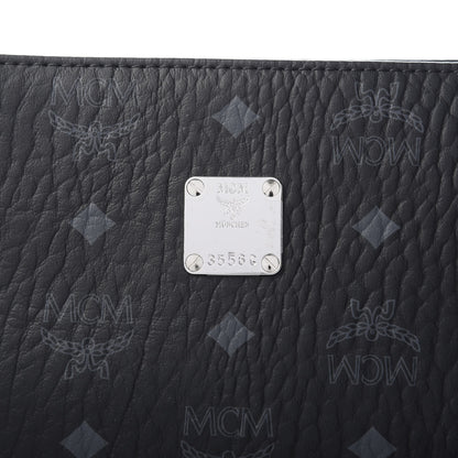 MCM Visetos Zip Pouch Black 8 of 10