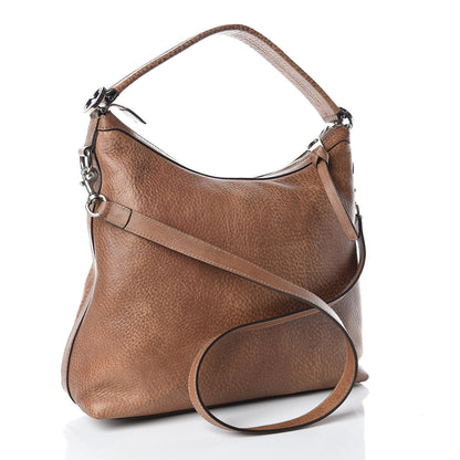 Gucci Pebbled Calfskin Small Miss GG Hobo Old Naturale 3 of 11