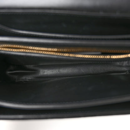 Celine Suede Quilted Medium C Bag Black 5 of 9