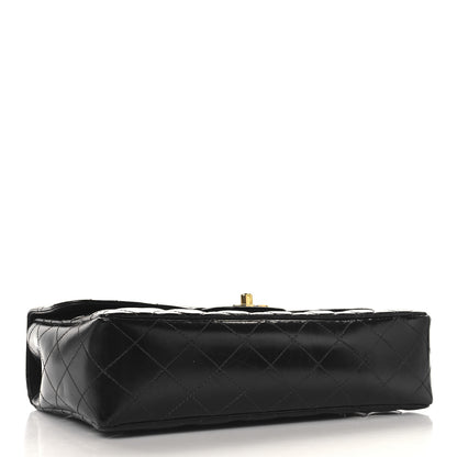 Chanel Patent Quilted Medium Rectangular Kelly Flap Bag Black 4 of 13