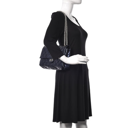 Chanel Metallic Calfskin Quilted 2.55 Reissue 226 Flap Marine Fonce 2 of 12