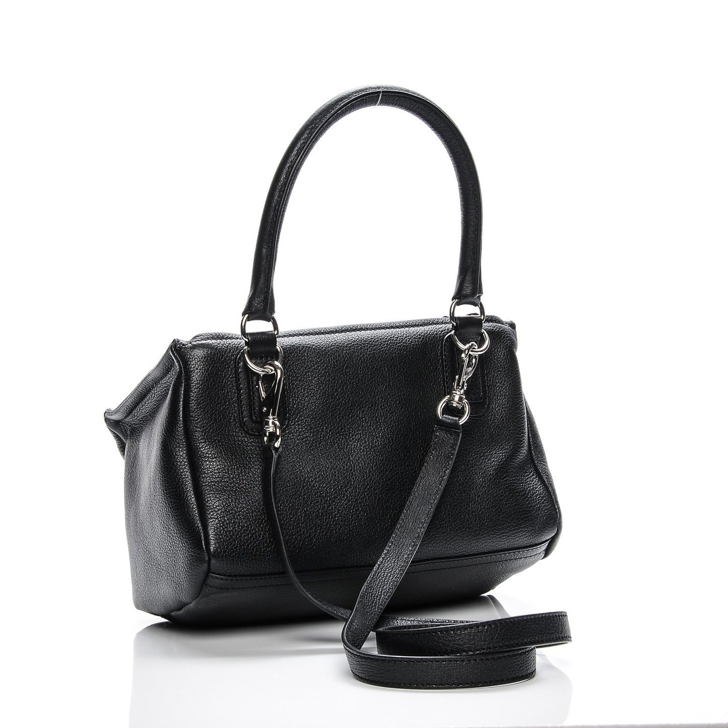 Sugar Goatskin Small Pandora Black
