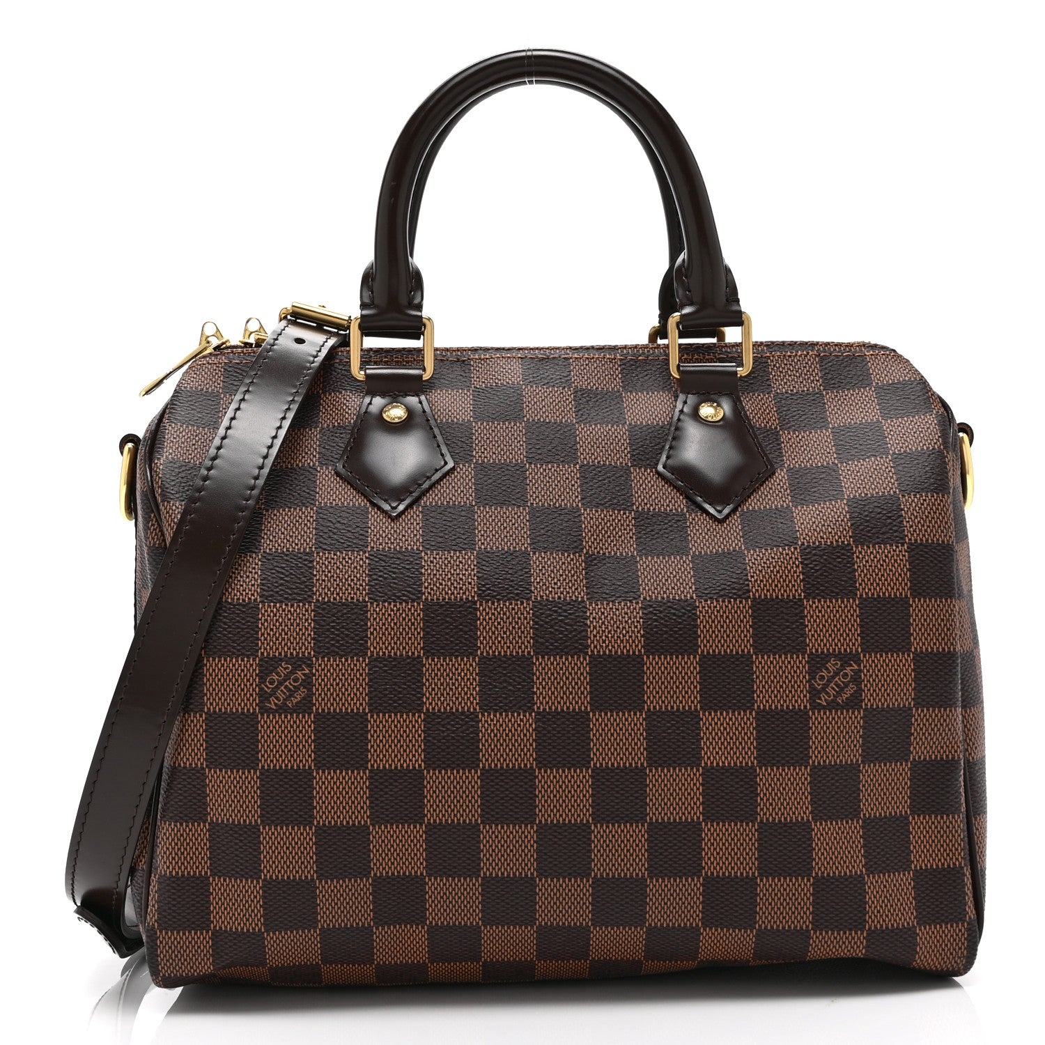 Louis Vuitton Damier Ebene Speedy Bandouliere 25 1 of 10