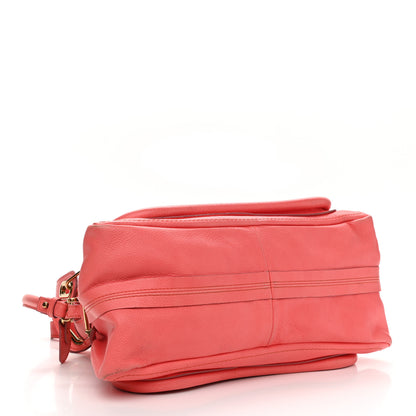 Chloe Calfskin Medium Paraty Coral 4 of 24