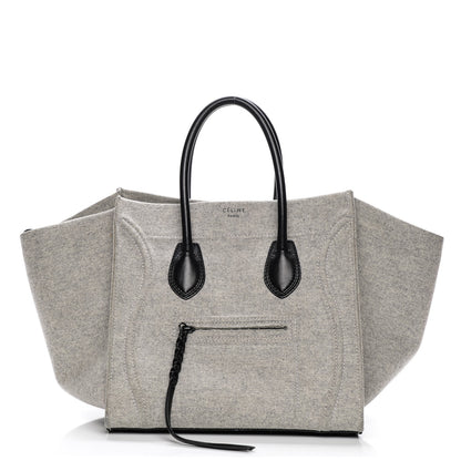 Celine Felt Medium Phantom Luggage Pearl Grey 1 of 7