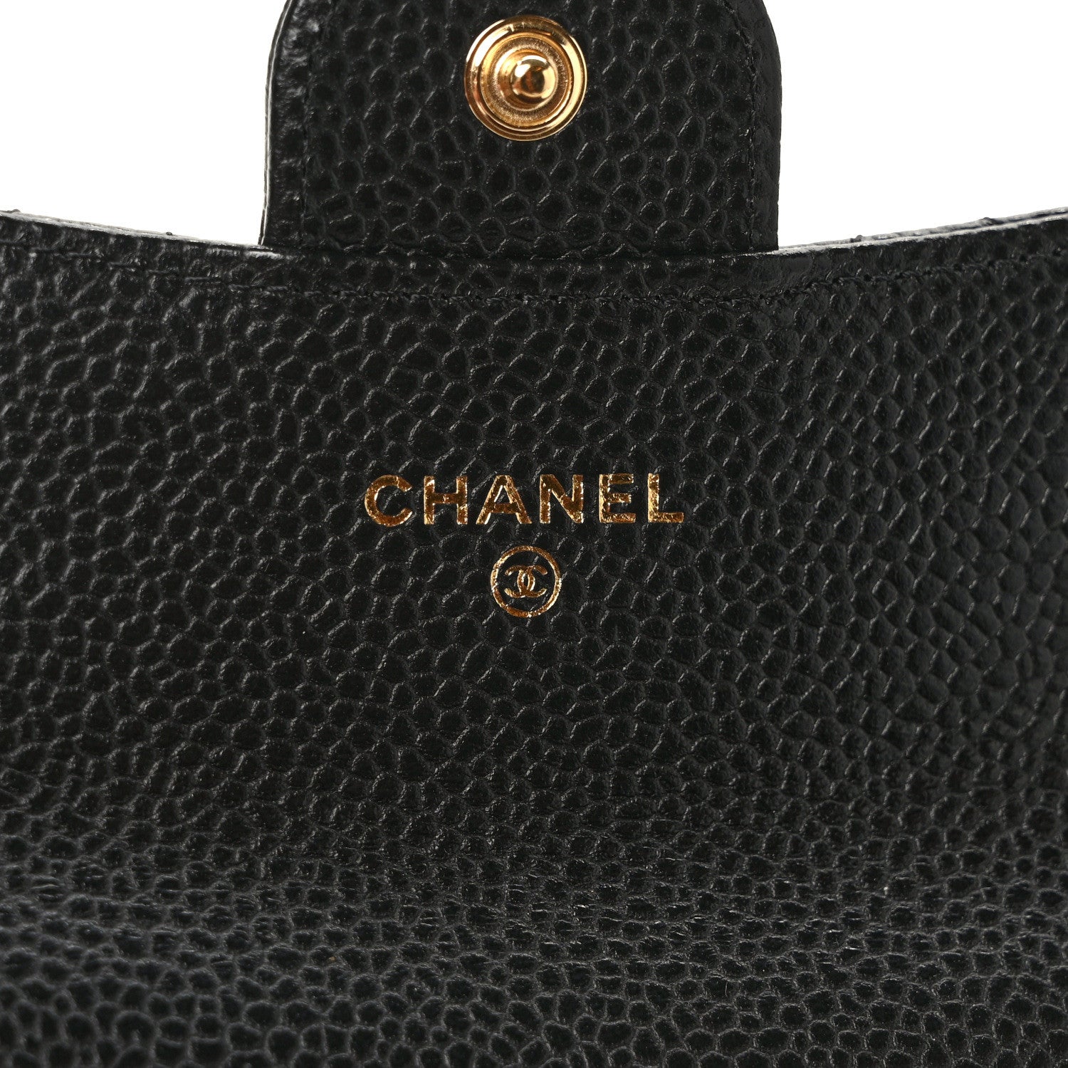 Chanel Caviar Quilted Flap Card Holder Wallet Black 6 of 8