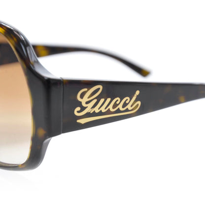 Gucci Tortoise Shell Script Sunglasses 2948S 5 of 8