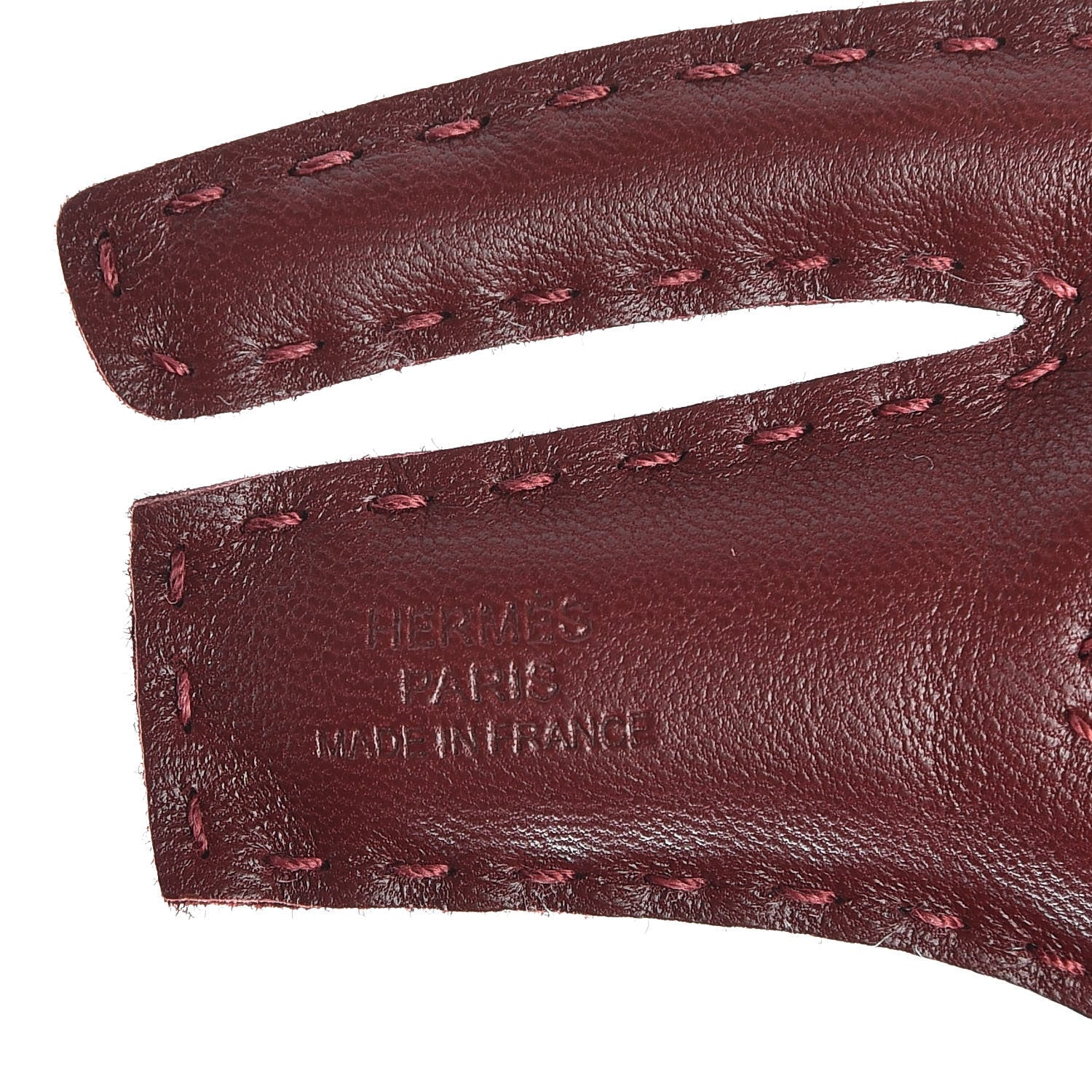 Hermes Milo Lambskin Rooroo Bag Charm Rouge H Rose Ete 3 of 4