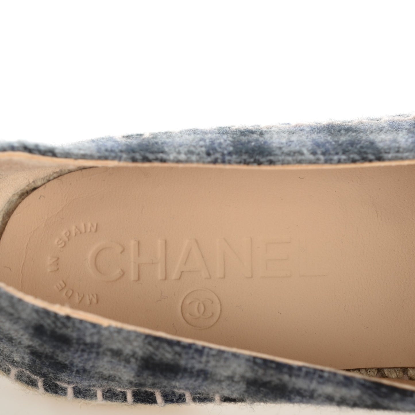 Flannel CC Espadrilles 39 Grey Black