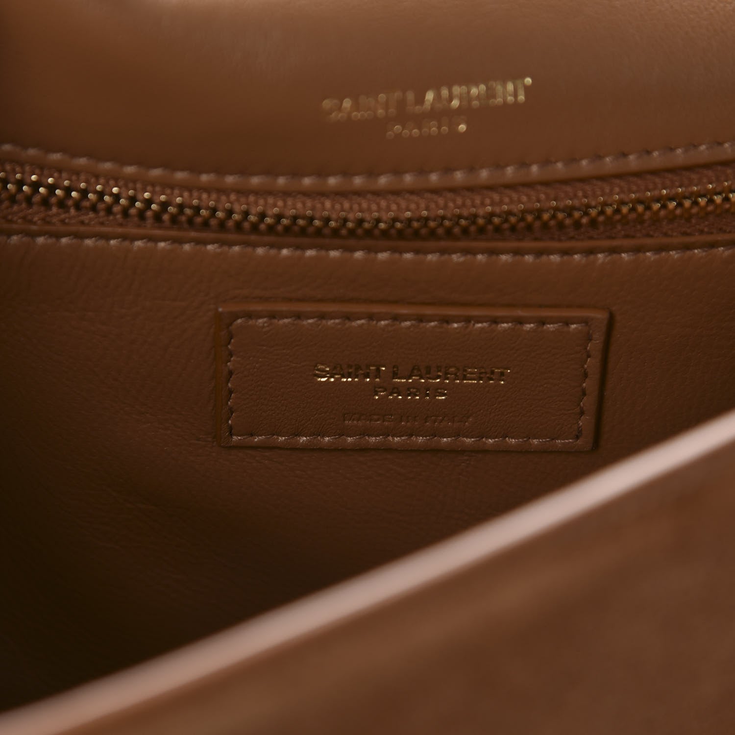 Saint Laurent Suede Monogram Tassel Kate 99 Cinnamon 9 of 11