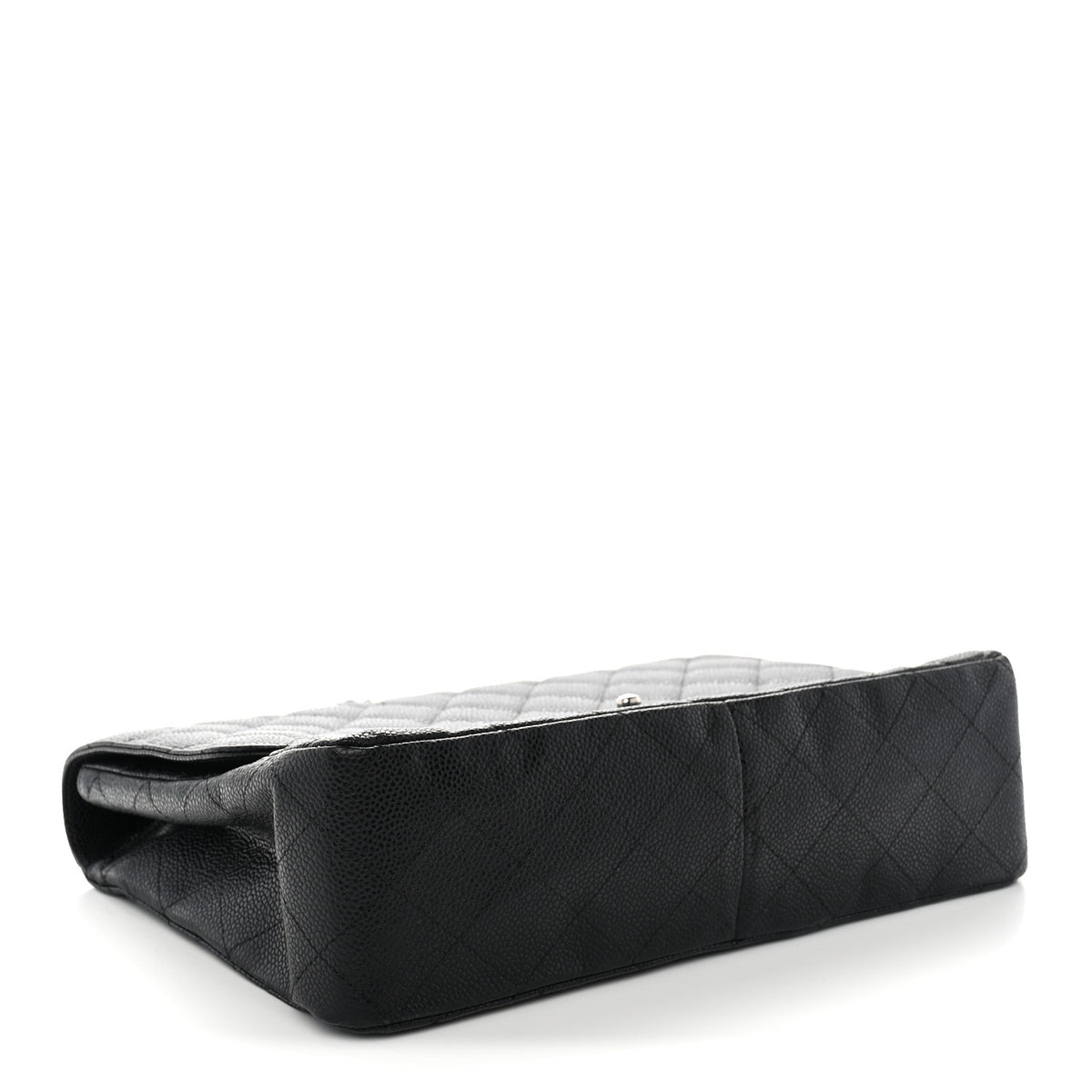 Chanel Caviar Quilted Jumbo Single Flap Black 4 of 13