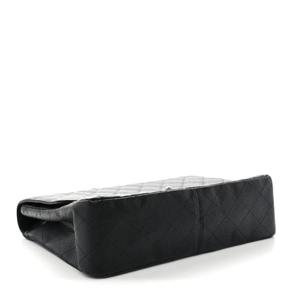 Chanel Caviar Quilted Jumbo Single Flap Black 4 of 13