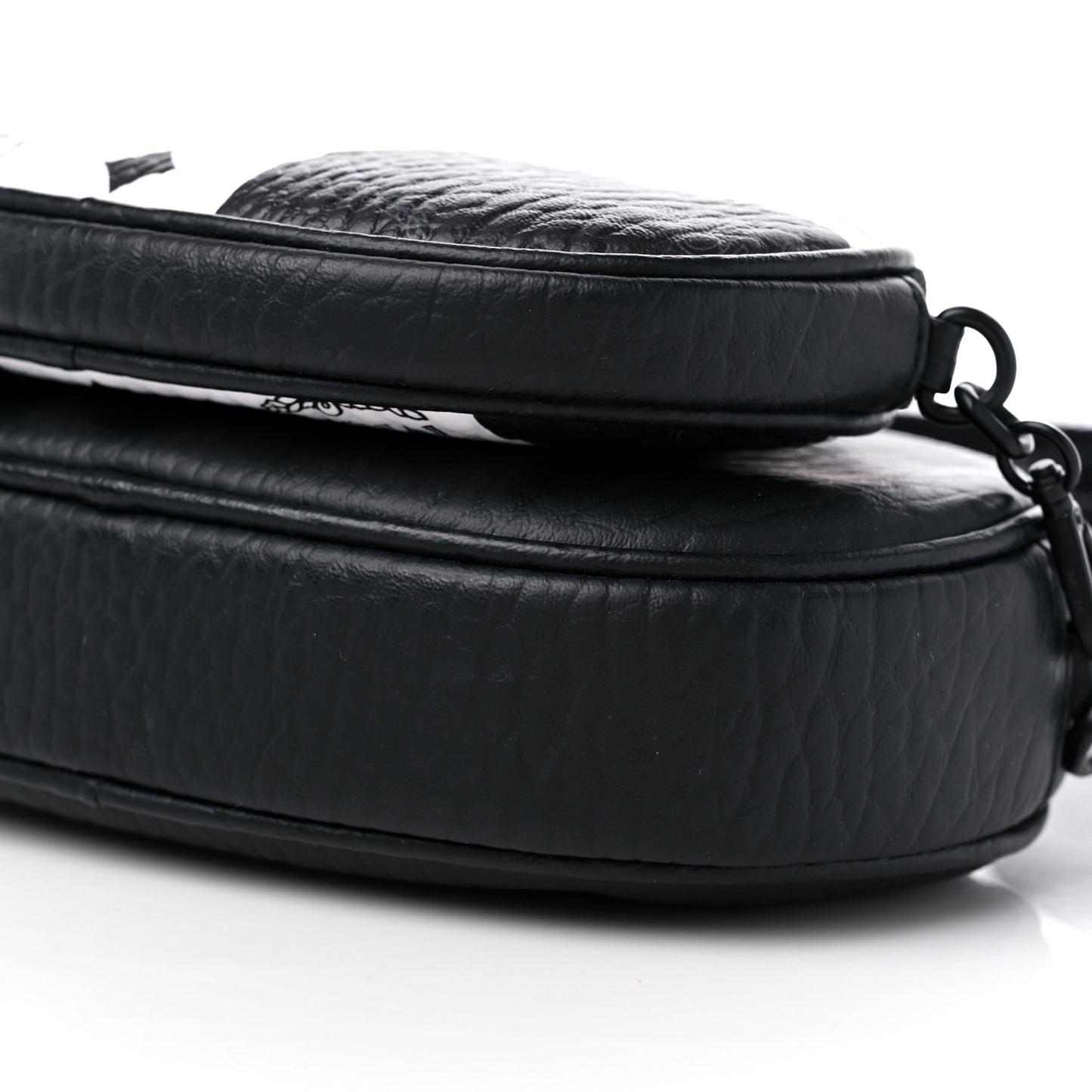 Checkerboard Visetos Small Aren Multifunction Crossbody Pouch Black White