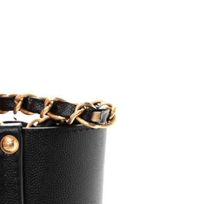 Chanel Caviar Small Studded Deauville Tote Black 12 of 12