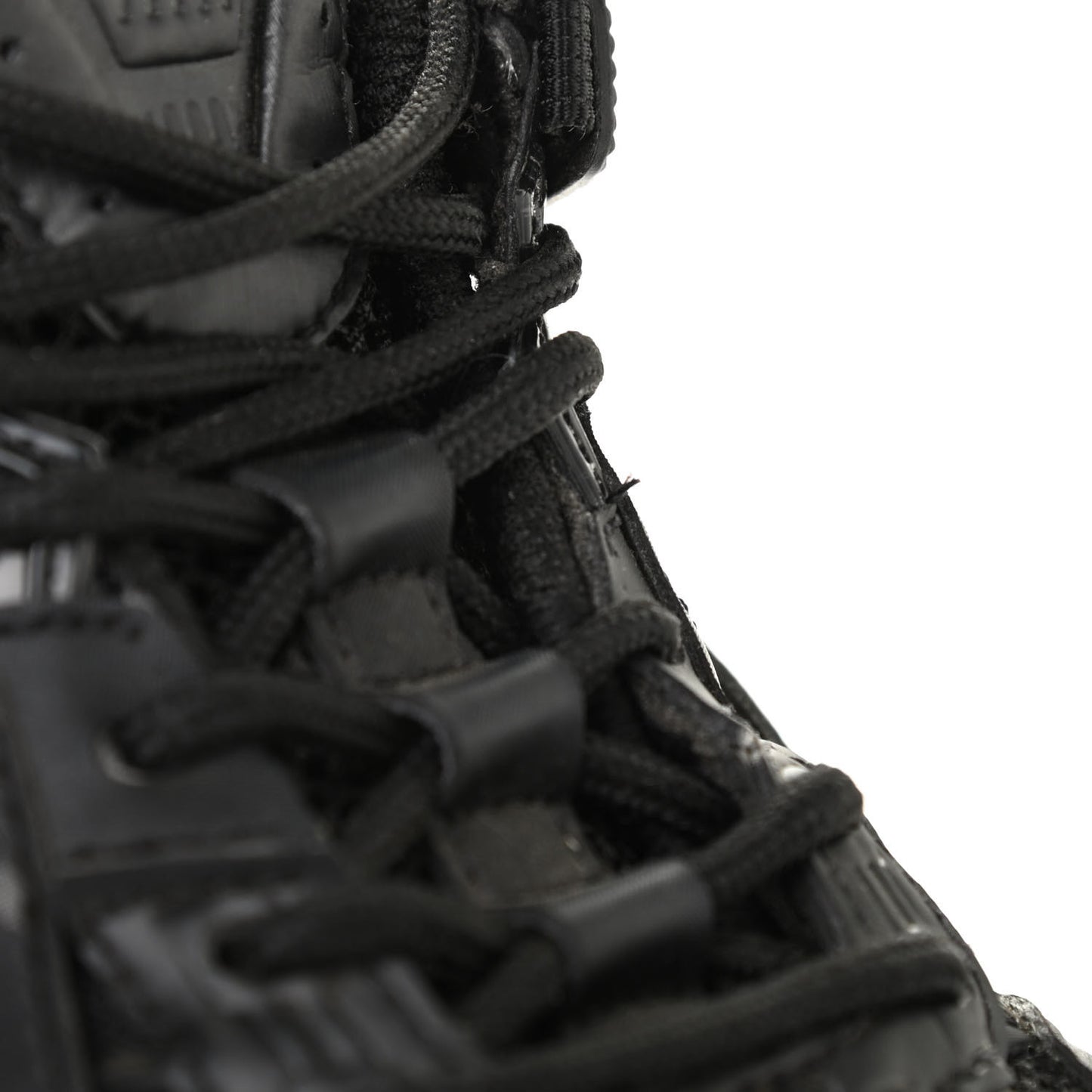 Rubber Mesh Womens Track.2 Open Sneakers 39 Black