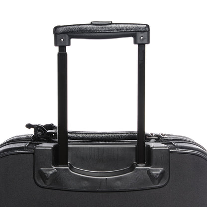 Burberry Smoked Check Carry-On Suitcase Black 10 of 10