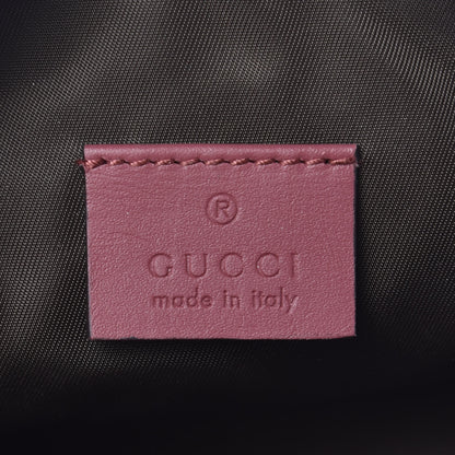 Gucci GG Supreme Monogram Blooms Small Pouch Cosmetic Case Beige Multicolor Dry Rose 6 of 9