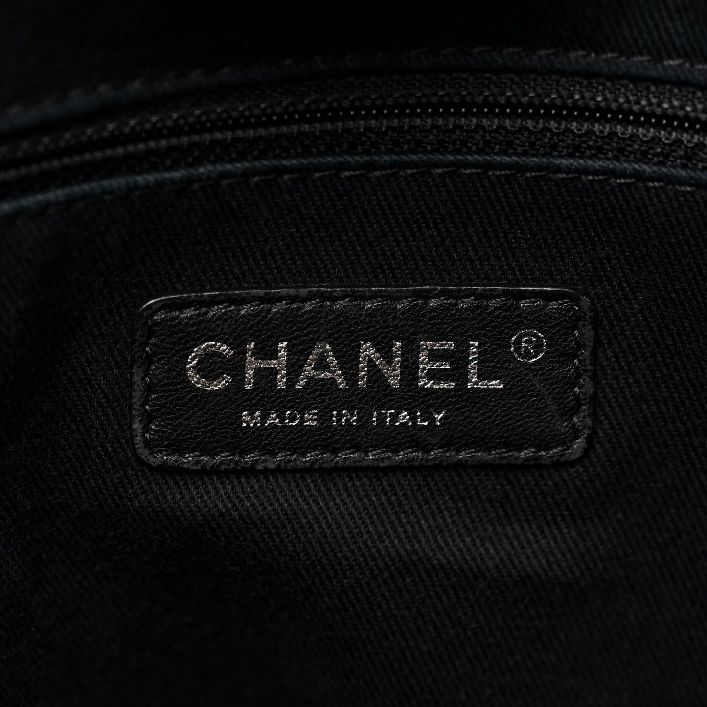 Canvas Small Deauville Tote Beige Black