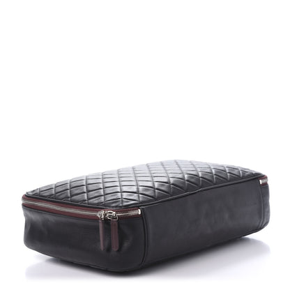 Chanel Lambskin Quilted Laptop Case Black 4 of 13