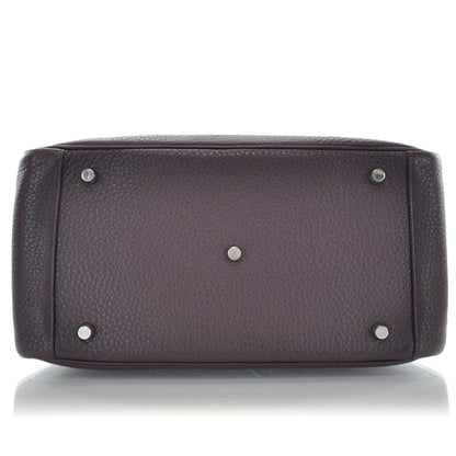 Hermes Taurillon Clemence Lindy 30 Prune 6 of 10