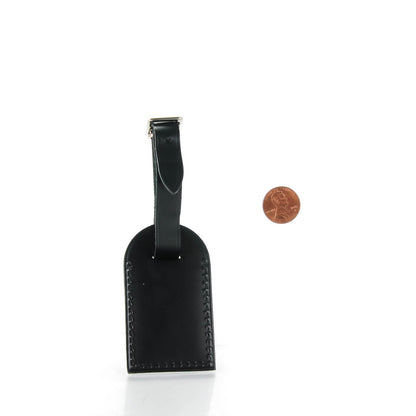 Louis Vuitton Calfskin Small Luggage Tag Black 2 of 3