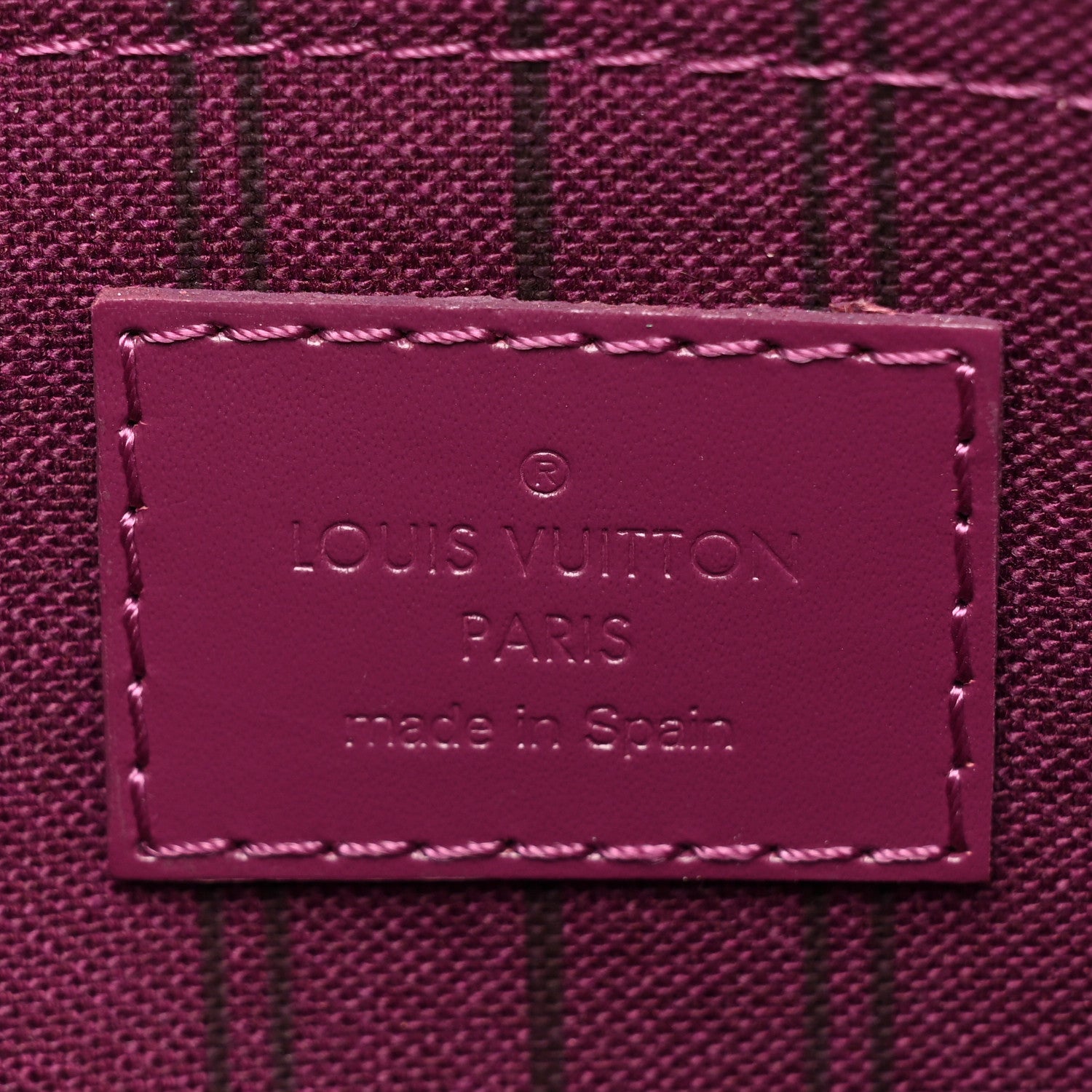 Louis Vuitton Monogram Totem Neverfull MM Magenta 8 of 14
